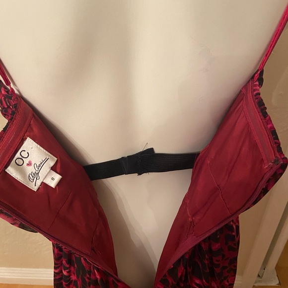 Vintage OC by Oleg Cassini animal print Dress size 8 - Picture 5 of 9